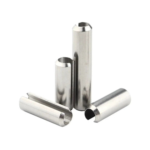304 Stainless Steel Slotted Spring Pins Multipack, Cylindrical Dowel Roll Pins M1.5 To M12, 5 To 100 Mm Length, Easy Install And Rock Solid Retention