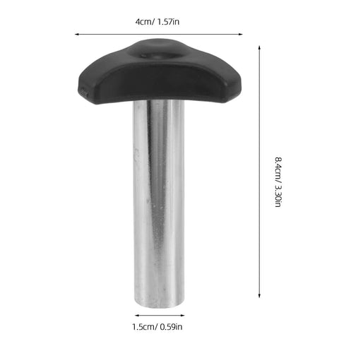 M8 Screw Nut Replacement For Ice Cream Machines Heavy Duty Plastic And Metal Clamp Nut For Soft Serve Dispensers Quick Install Commercial Restaurant Repair Part To Prevent Downtime, 4cm x 8.4cm