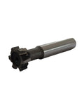 Heavy Duty High Speed Steel T Slot End Mill For Aluminum Woodruff Keyseat Cutter Half Round Keyway Milling Cutter With Straight Shank