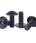 Set Of 4 Titanium Button Torx Head Bolts M6 For Bikes And Motorcycles 12Mm 15Mm 20Mm 25Mm Grade 5 Fully Threaded Black Lightweight And Durable
