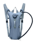 3L Hydration Backpack With Removable Water Bladder Hands Free Design For Hiking Camping Cycling Running And Biking Durable 900D Oxford Fabric Gray