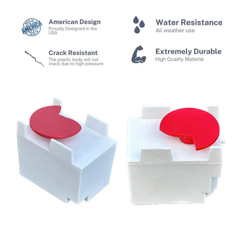 Gearbox Assembly Replacement for Hayward Navigator Pro Pool Cleaner with red gears, crack resistant design