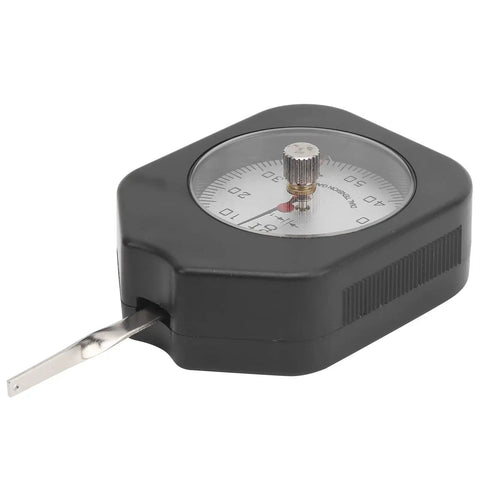 Dial Tension Gauge Pro-Grade With Dual Needle Dynamometer, 50g Peak Hold Tensiometer For Relay Switches, Spring Pressure And Tensile Testing, Durable Alloy Construction, Easy Peak Readings For Lab Or Shop on white background
