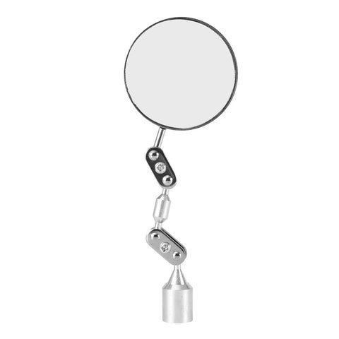 Inspection Mirror With Magnetic Base For Welding Or Automotive Repairs, 2.16 Inch Mirror, Ball Joint Angle