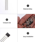 40 Pieces Linear Hall Effect Sensor Chips Magnetic Detector Replacement for Industrial Motor Control and Scientific Magnetic Material Analysis, Pro Grade Hall Sensor Array for Accurate Magnetic Detection, alloy pins, compact size