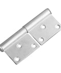 Tough As Nails Heavy Duty Detachable Slip Joint Flag Weld On Hinges For 5 Inch Iron Doors And Cabinets, durable rust-resistant design