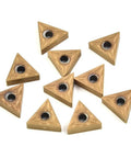 10 Pack Carbide TNMG 160404 Inserts For Lathe Turning Steel And Cast Iron Triangular Metal Cutting Tools 16 By 5mm Durable Boss Grade Finishing