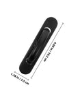 Modern Concealed Cabinet Handles 2 Pack For Kitchen Drawers And Cupboards Hidden Recessed Door Pulls black handle dimensions