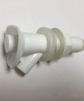 Push Button Water Cooler Spigot Replacement Kit For Rubbermaid Gott Coolers, 3-piece kit, threaded and plastic washers visible