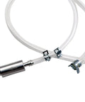 Close-up of Premium Hydraulic Brake Bleed Hose Accessory With Durable Single Way Valve Tube For Hydraulic Clutch Systems Easy Bleed Leakproof Fit Replacement Quality Ideal For DIY Auto Maintenance