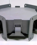NEMA 12 Lay-In Wireway Cross Fitting Steel 2-1/2 Inch By 2-1/2 Inch for industrial electrical installations, front view