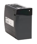 Straight Up Reliable 1756 Pb30 Xt PLC Module DC Power Supply side view, rugged gray casing for industrial automation control systems.