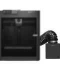 Pro Grade 3D Printer Filtration System With True HEPA H13 And Carbon Filter for Bambu Lab P1S X1C, side view, showing attached tubing.