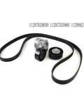 Fix Your Ride With Belt Tensioner For BMW N52 Engines E81 E82 E87 E88 E90 E91 E92 E93 X1 X3 X5 Replace 11287628650 1128753 black serpentine belt tensioner kit with pulleys
