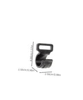 10 Pack Plastic Tent Pole Hooks For Glamping And Camping Gear Hanger, Movable Canopy Hook Organizer, black plastic hook with measurements