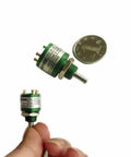 Compact Contactless Hall Effect 360 Degree Angle Sensor Encoder With 3mm Shaft And 15mm Outer Diameter, 5V DC Supply