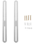 Stainless Steel Adjustable Slotted Flat Mending Plates With Installation Holes For Shelf Repair And Wood Table Brackets