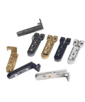 Assorted Hinged Stainless Steel Adjustable Invisible Swing Glass Door Hinge Concealed Pivoting Hinge for Cabinets, Panels, 100kg Load