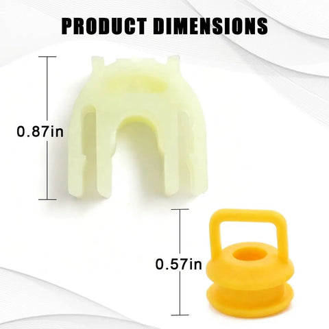 Transmission Shifter Linkage Cable Bushing Repair Kit dimensions for Chevy Silverado 1500 2500 3500 GMC Sierra 2004 to 2020