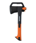 14 Inch Camping Hatchet With Carbon Steel Blade And Do It All Sheath, Backpacking Ready Outdoor Axe For Camping, Bushcraft, And Wood Splitting