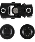 Heavy Duty Single Steering Shaft Universal U Joint Cross 3/4 Dd By 1 Dd 3 1/4 Inch Long 35 Degree Working Angle top view and details
