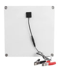 Back view of Portable 200W 12V Solar Panel Kit With Controller For Outdoor Adventures with attached cables.