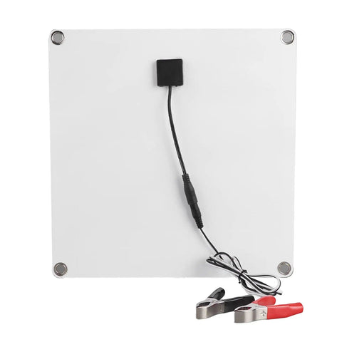 Back view of Portable 200W 12V Solar Panel Kit With Controller For Outdoor Adventures with attached cables.