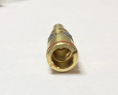 Gas Diffuser D-MA250 For AccuLock S Diffuser And Tips Kit 5 Pack, front view, brass component, compatible with MDX-250 MIG Guns.