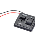 Kickin 12 Volt Dc Toggle Dimmer Switch Featuring High Side Control For Rv Auto Truck And Marine Led Strip Lighting mounted on a white background.