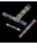 Get Your Hands On These 50 Pieces Of Solder Seal Heat Shrink Butt Terminals For Rock Solid Electrical Wire Cable Connectors And Soldering Sleeves In 22 10 AWG Sizes Perfect For All Your Heavy Duty Wiring Projects Without A Hassle. heat shrink solder seal butt terminals, 22-10 AWG, copper