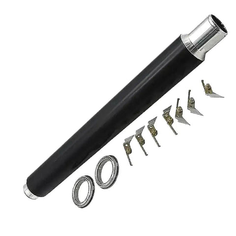 Hot Roller Fuser Picker Finger Bearing Kit For MP 4000 Series Printers 4000 4000B 4001 4002 5000 5001 5002 Includes Fuser Roller Parts In One Handy 1 Set For Quick Repair And Plug And Play Printing, black roller and metal picker fingers