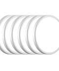Six Pack 3200 Lumen LED Flush Mount Ceiling Light 12 Inch Slim Daylight 5000K Crisp Bright As Day Ceiling Lighting