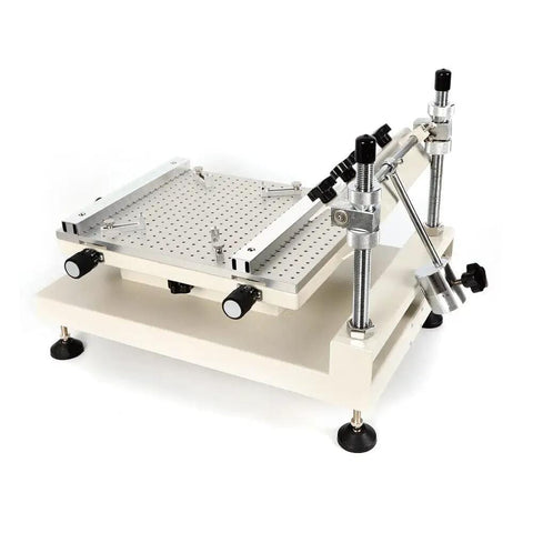 Solder Paste Printer 300x400mm Pro Grade High Precision SMT PCB Stencil Printing Machine Manual Printer With Height Adjustable Platform