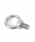 4 Pack 316 Stainless Steel Lifting Ring Eyebolts M6 Threaded Eyebolts For Swing Sets And Tie Downs Rust Resistant Heavy Duty Eyebolt Kit For Indoor Outdoor Use In Machinery Hardware, close-up threaded eye bolt