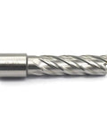 Heavy Duty High Speed Steel Annular Cutter With 3/4 Inch Weldon Shank And 5/8 Inch Cut Diameter, close-up view.