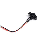 Durable 90mm Prewired Charging Port Cable For ES1 ES2 ES3 ES4 Electric Scooters Super Easy Install And Power Connector Assembly