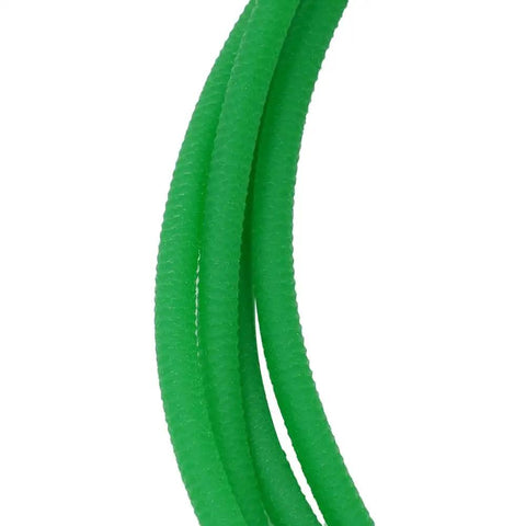Close-up of Replacement Belt For Bicycle Roller Drive And Bike Trainer 5mm Wide By 185cm Long TPU Training Roller Belt Green Color
