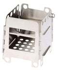 Compact stainless steel stove, fits Portable Charcoal Grill With Nonstick Surface, Foldable Outdoor BBQ For Camping And Picnics.