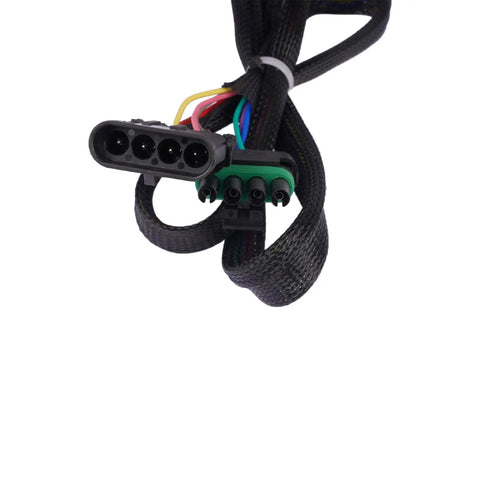 Transmission Shifter Assembly OEM Replacement 238270A1 For Case And New Holland Wheel Loaders DW2 DW3 Heavy Duty Easy Fit Transmission Control Part black connector harness
