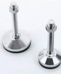 Rock Solid Heavy Duty Leveling Feet 4 Pack Thickened Carbon Steel Machine Support Legs With M20 Threads And Wide Flange Bases close-up of two legs