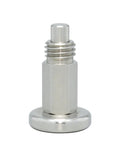 Badass Spring Plunger With Fine Thread M10x1 And Coarse Thread M8 Index Bolt Pin Screw Sick Build For Heavy Machinery Work That Is Super Durable And Absolutely Top Shelf, steel pin with hex head and smooth base.