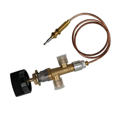 Propane Gas Fire Pit Safety Valve With Thermocouple And Knob For Flame Safe Operation Flame Failure Device Low Pressure Shutoff
