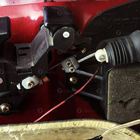 Close-up of Universal Car Door Lock Actuator High Power Heavy Duty Premium Quality Durable Automotive Locking Mechanism Two Pack