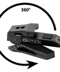 Hands Free LED Pocket Light Clip On For Shirts And Molle 160 Degree Adjustable LED Arm side view