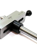 Pro Grade 3MT Taper Turning Attachment for Offsetting Lathe Tailstock with Hardened Alloy Steel Point and Ground Shank, side view