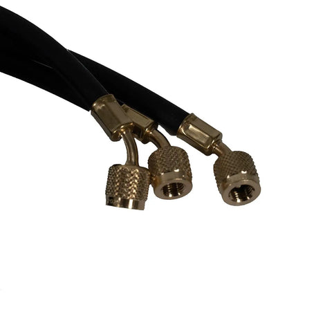 Pro Grade Hustle Ready 2 Valve A2l Heat Pump Manifold Kit With Analog High And Low Side Gauges Built Tough For R32 R410a And R454b Systems Paired With Three Plus Ii Hoses That Nail Every Connection