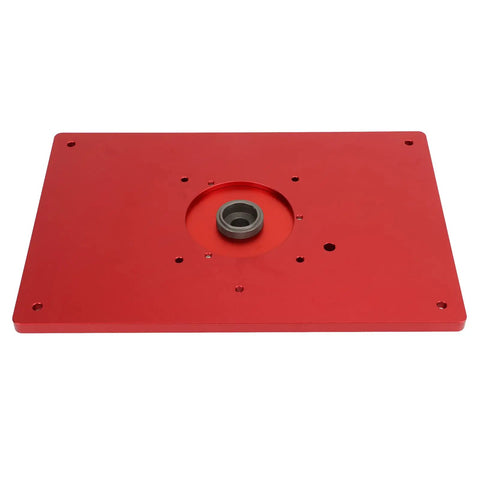 Heavy Duty Anodized Aluminum Router Table Insert Plate Delivering Killer Precision And Built Like A Tank Strength For Shop Builds, red, 300x200 mm