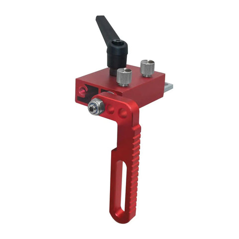 Slick Aluminum T Track Miter Stop Rail For Woodworking Jigs Dead Nuts Precise Cutting Setup Smooth Glide Tracks in red aluminum