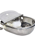 Built Tough Automatic Water Trough For Dogs And Livestock Featuring Rust Proof 304 Stainless Steel Bowl with Float Valve.