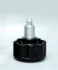 Heavy Duty M20 Indexing Plunger and Spring Loaded Locking Dowel Pin with Bulletproof Screw Grip for Zero Play Precision Alignment plus Rock Solid Industrial Positioning Includes One Full Sized Unit, black and silver design.